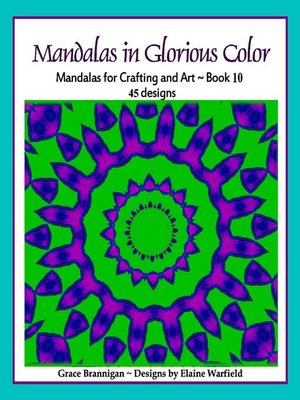 cover image of Mandalas in Glorious Color Book 10